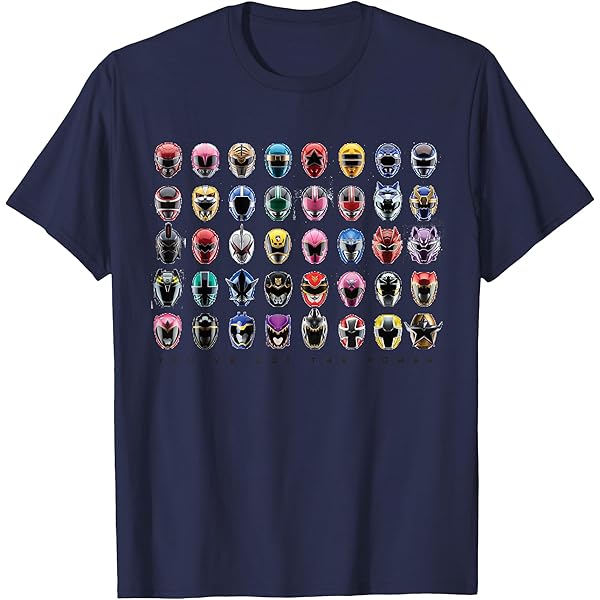 パワーレンジャー ウォッシュ加工Tシャツ 海外オフィシャル Amazon | パワーレンジャーのロゴがアクションに変身。 Tシャツ